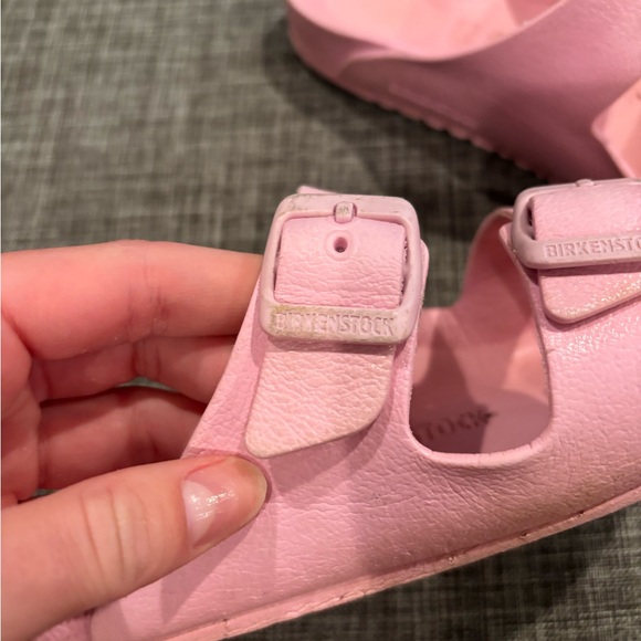Birkenstock Pink Sandals with Adjustable Straps and Molded Footbed - Picture 5 of 6